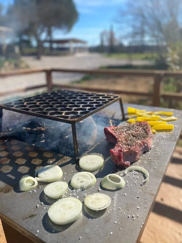 Le barbecue du Domaine Font Castel